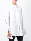 band collar shirt