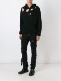 磨损效果套头衫