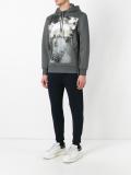modernist blocking hooded sweatshirt