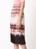 tie dye pleated skirt