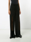 slit palazzo pants