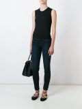 sleeveless knit top 