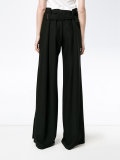 slit wide-leg trousers 