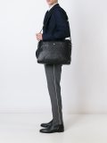 contrast handle laptop bag