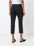 folded hem cropped trousers