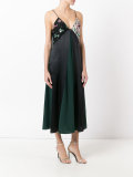 strappy sequin bust dress