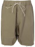 drawstring track shorts
