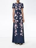 kayo lily floral print gown