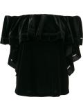 ruffle off-shoulder top