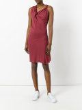 draped asymmetric dress