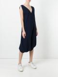 V-neck flared dress