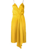 draped wrap dress