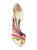 strappy heeled sandals 