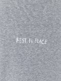 'Rest in Peace'印花T恤