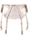 suspender cropped corset 
