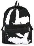 bird print backpack