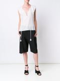 ruffle cap sleeve blouse