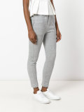 star print track pants