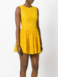 lace flared dress