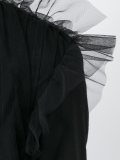 ruffled shoulders T-shirt