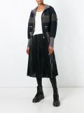zipped knit jacket 