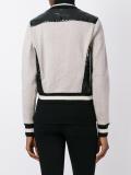 embroidered floral bomber jacket