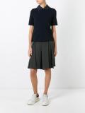 pleated wide shorts