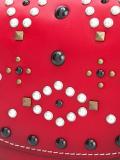studded saddle cross body bag