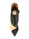 panelled ankle boots