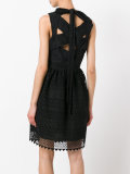 flared embroidered dress 