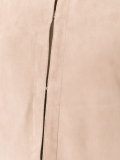 collarless jacket