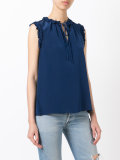 gathered neck top