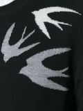 swallow intarsia jumper 