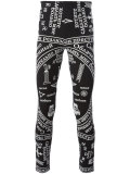 church print leggings 
