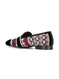multi jacquard slippers