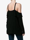 off-shoulder long sleeve top