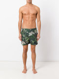tropical print swim shorts