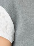 lace detailing T-shirt dress