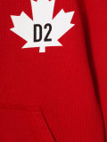 logo print hoodie