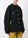 shoulder patch oversized jacket