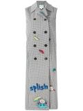 'Splash' sleeveless coat