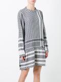longsleeved Keffiyeh dress