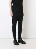 tailored drop crotch pants