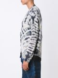 tie-dye print cardigan 