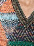 knitted zig-zag vest