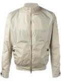 zipped bomber jacket