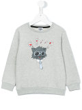 cat print sweatshirt 
