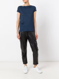 Draped pocket T-shirt