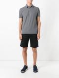 patterned polo shirt