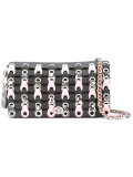 zip detail shoulder bag